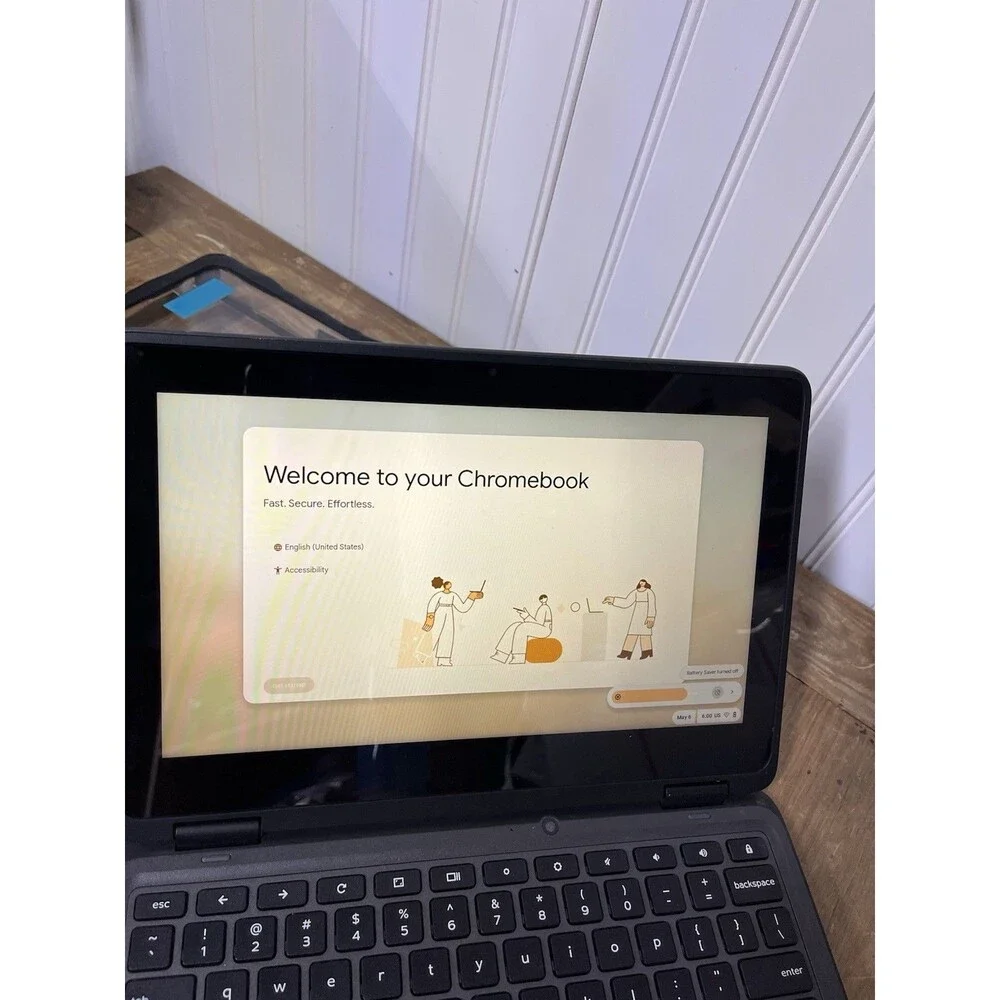Dell Chromebook 3100 2-in-1 P30T Fully Working TESTED Google Touchscreen Laptop